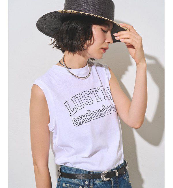  「ノースリーブロゴTシャツ」|Tシャツ・カットソー|