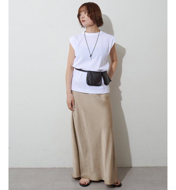  「タックノースリーブプルオーバー」|Tシャツ・カットソー|