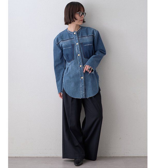  「【LITKOVSKA】別注FITTED DENIM JACKET」|デニムジャケット|