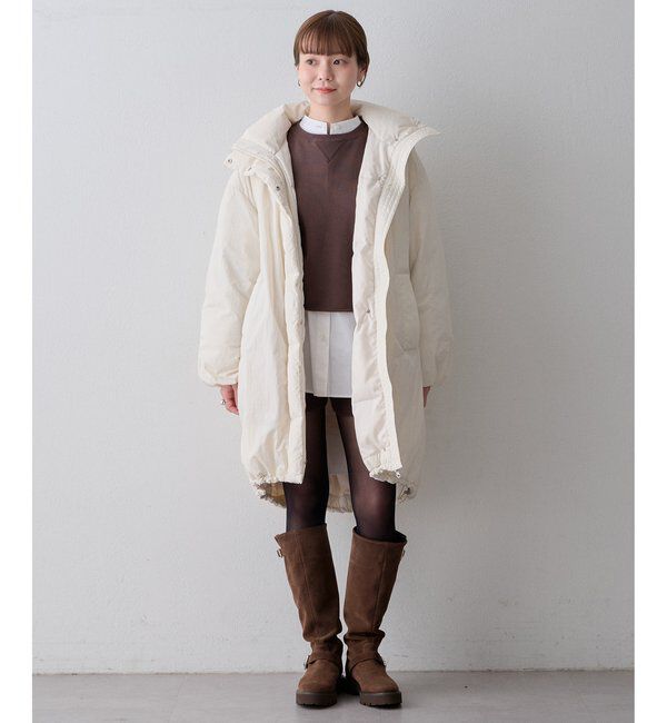 THE PAUSE「【THE PAUSE】フードロングダウンコート〈WEB限定〉」|ダウン|