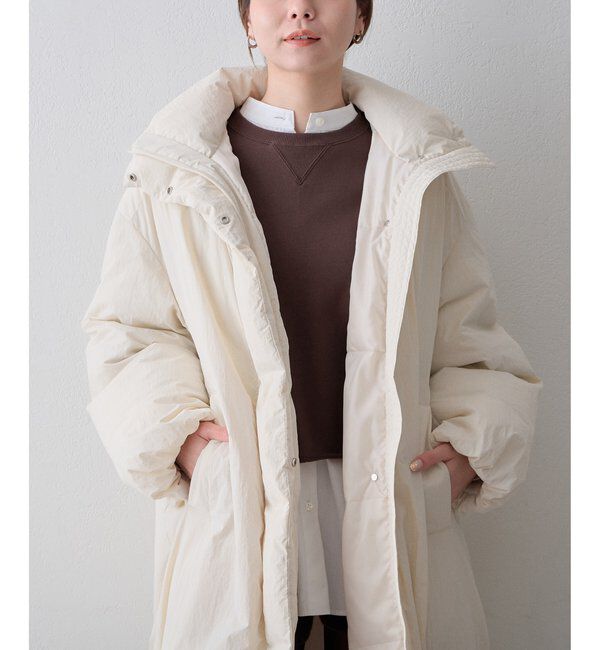 THE PAUSE「【THE PAUSE】フードロングダウンコート〈WEB限定〉」|ダウン|
