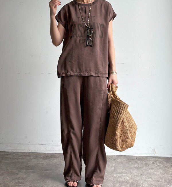 「【セットアップ可能】リヨセルロゴTEE」|シャツ・ブラウス|