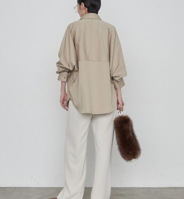  「《WEB限定/大人気につきリバイバル/累計販売１万枚達成》サテンBIGシャツ」|シャツ・ブラウス|