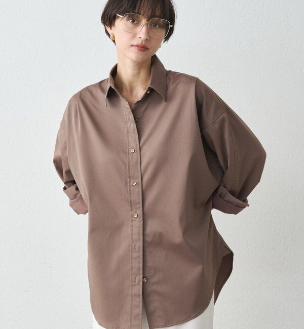  「《WEB限定/大人気につきリバイバル/累計販売１万枚達成》サテンBIGシャツ」|シャツ・ブラウス|