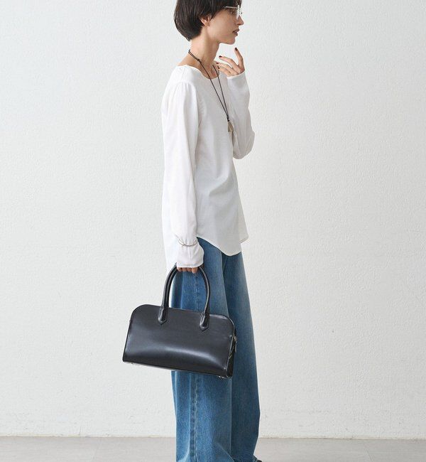  「《WEB限定/レイヤードアイテム》サテンロンTブラウス」|シャツ・ブラウス|