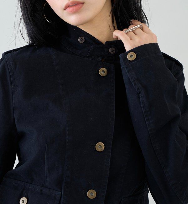  「【26AW LOOK掲載品番】2wayスタンドミリタリージャケット」|ブルゾン・スタジャン|