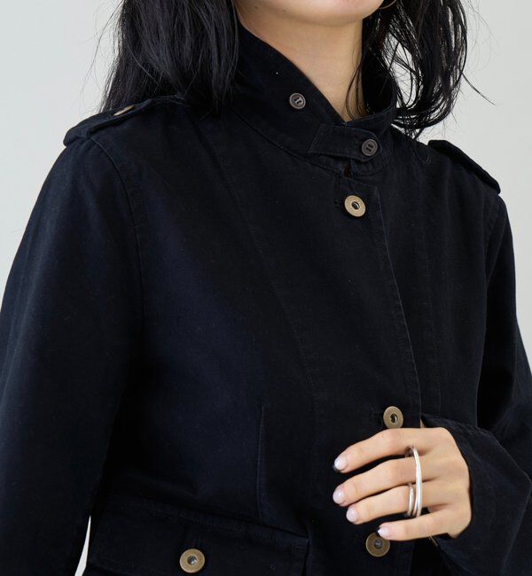  「【26AW LOOK掲載品番】2wayスタンドミリタリージャケット」|ブルゾン・スタジャン|