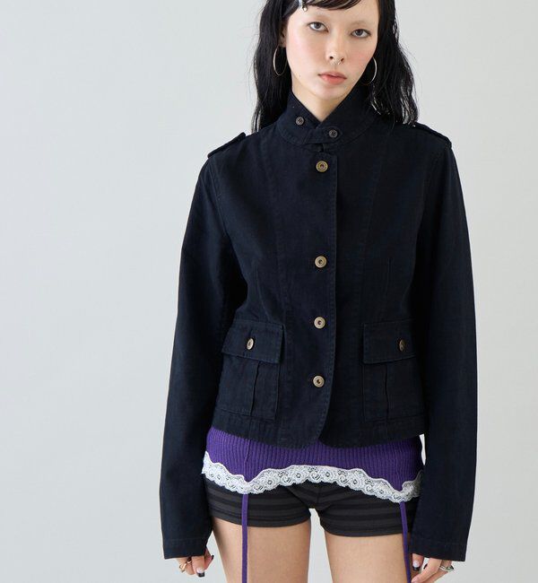  「【26AW LOOK掲載品番】2wayスタンドミリタリージャケット」|ブルゾン・スタジャン|