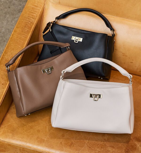 LOWELL things「【再入荷/ちばゆかさんコラボ】3WAYスクエアハンドバッグ」|ハンドバッグ|