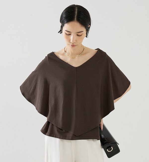The Store by C' 「【COCUCA】ケープカットソー」|Tシャツ・カットソー|