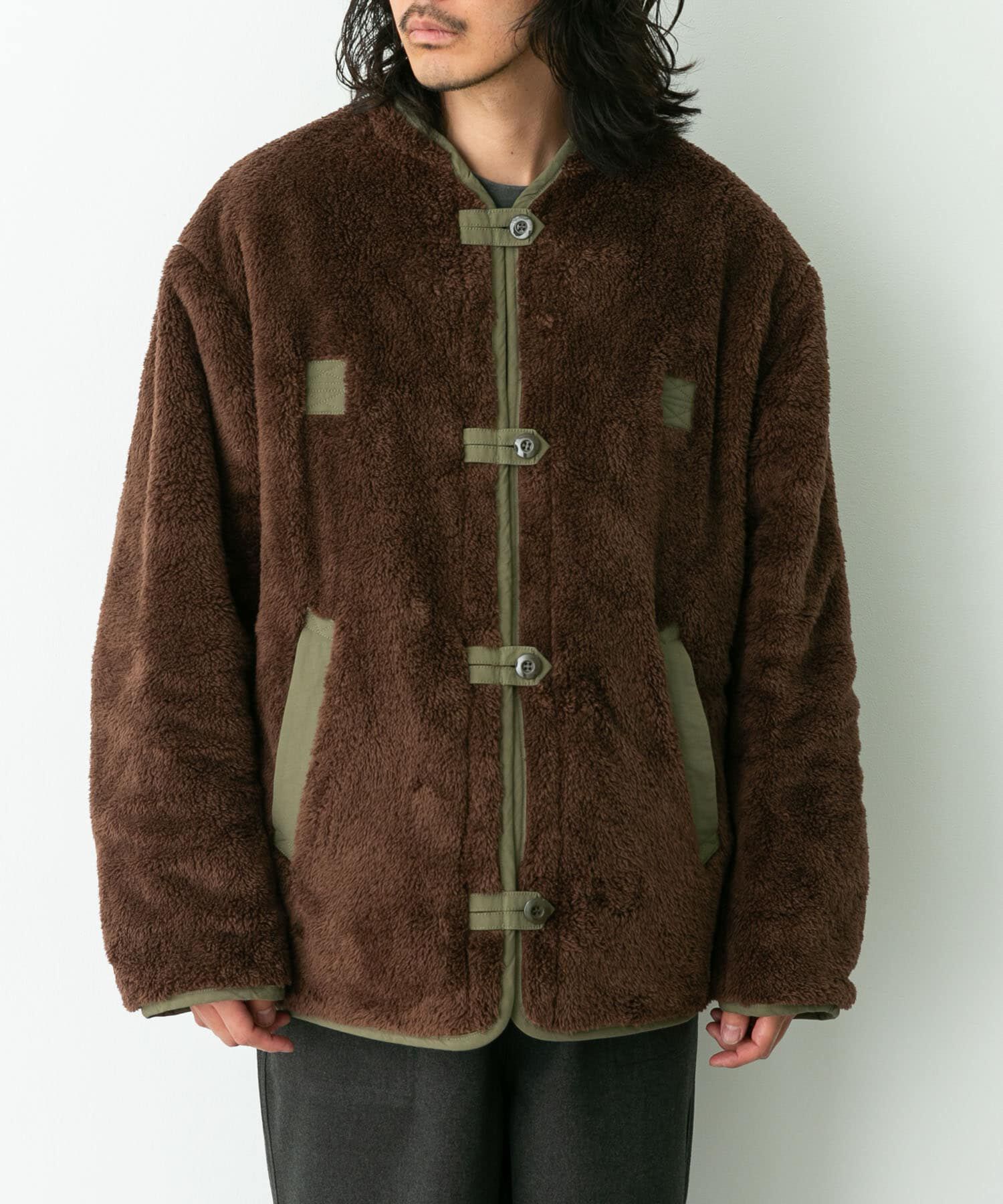 Sonny Label 「『別注』ARMY TWILL&times;Sonny Label　Reversible Jacket」|ノーカラーコート|