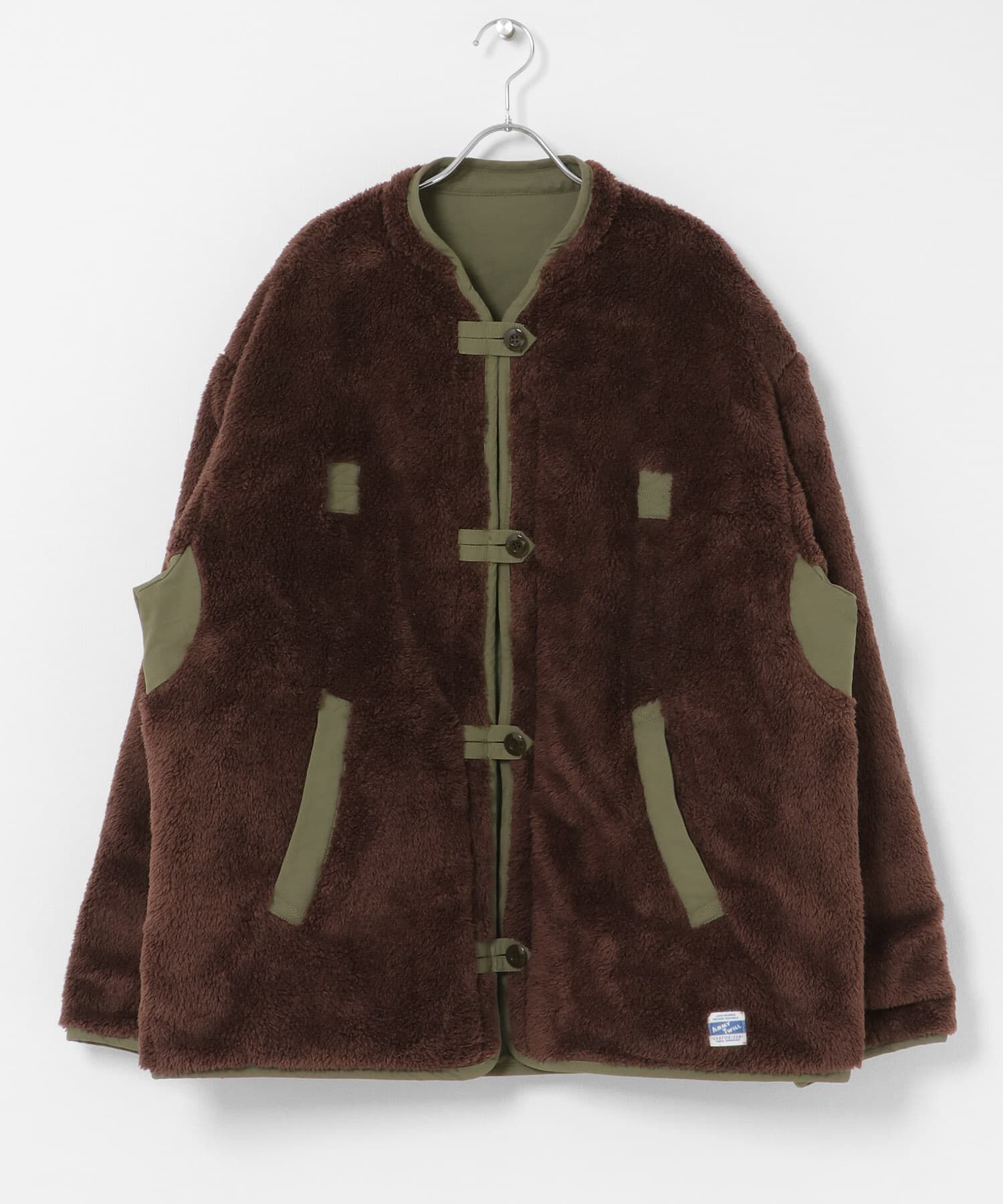 Sonny Label 「『別注』ARMY TWILL&times;Sonny Label　Reversible Jacket」|ノーカラーコート|