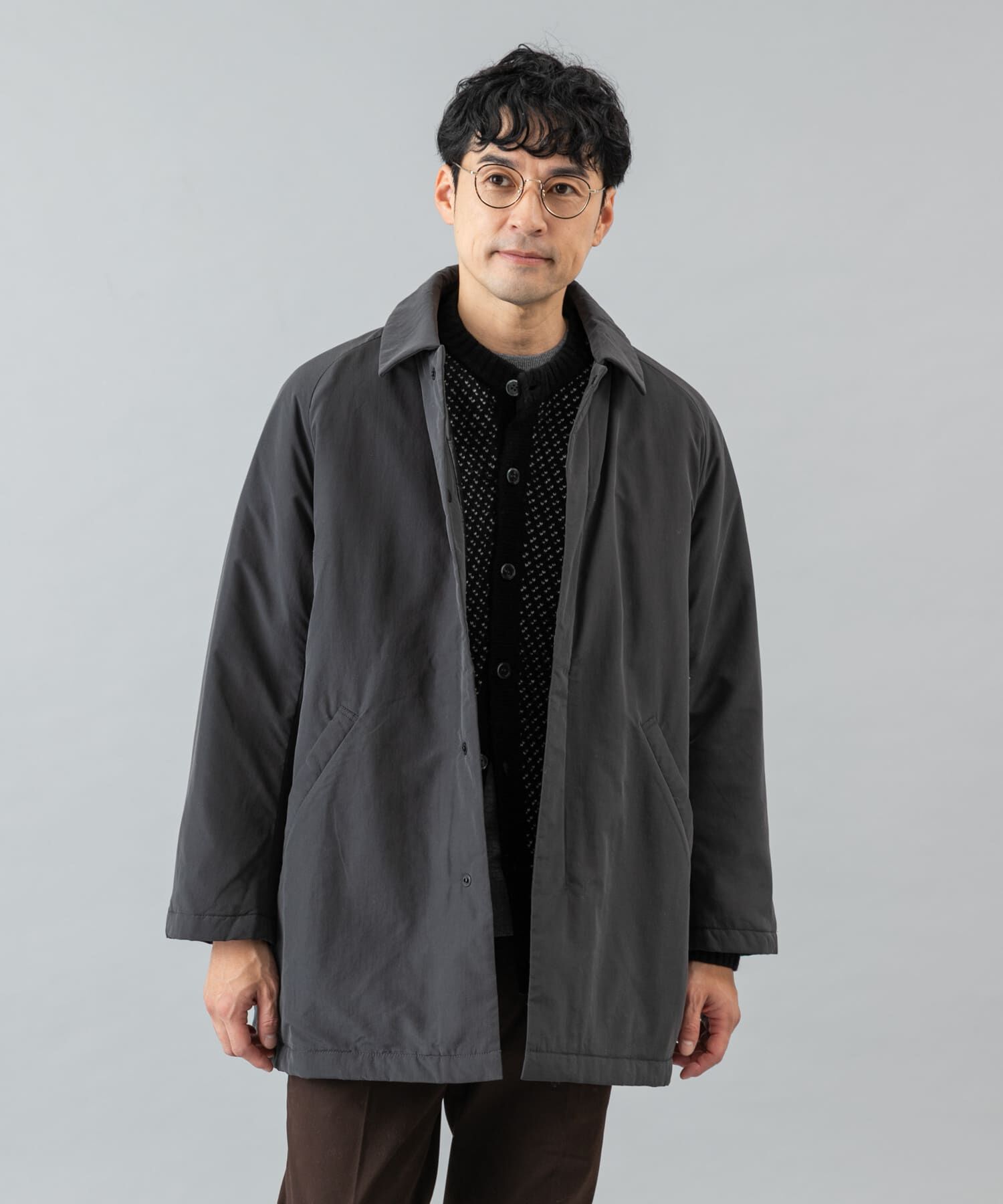 URBAN RESEARCH ROSSO「『XLサイズあり』NOUVELLE中綿ステンカラーコート」|ステンカラーコート|