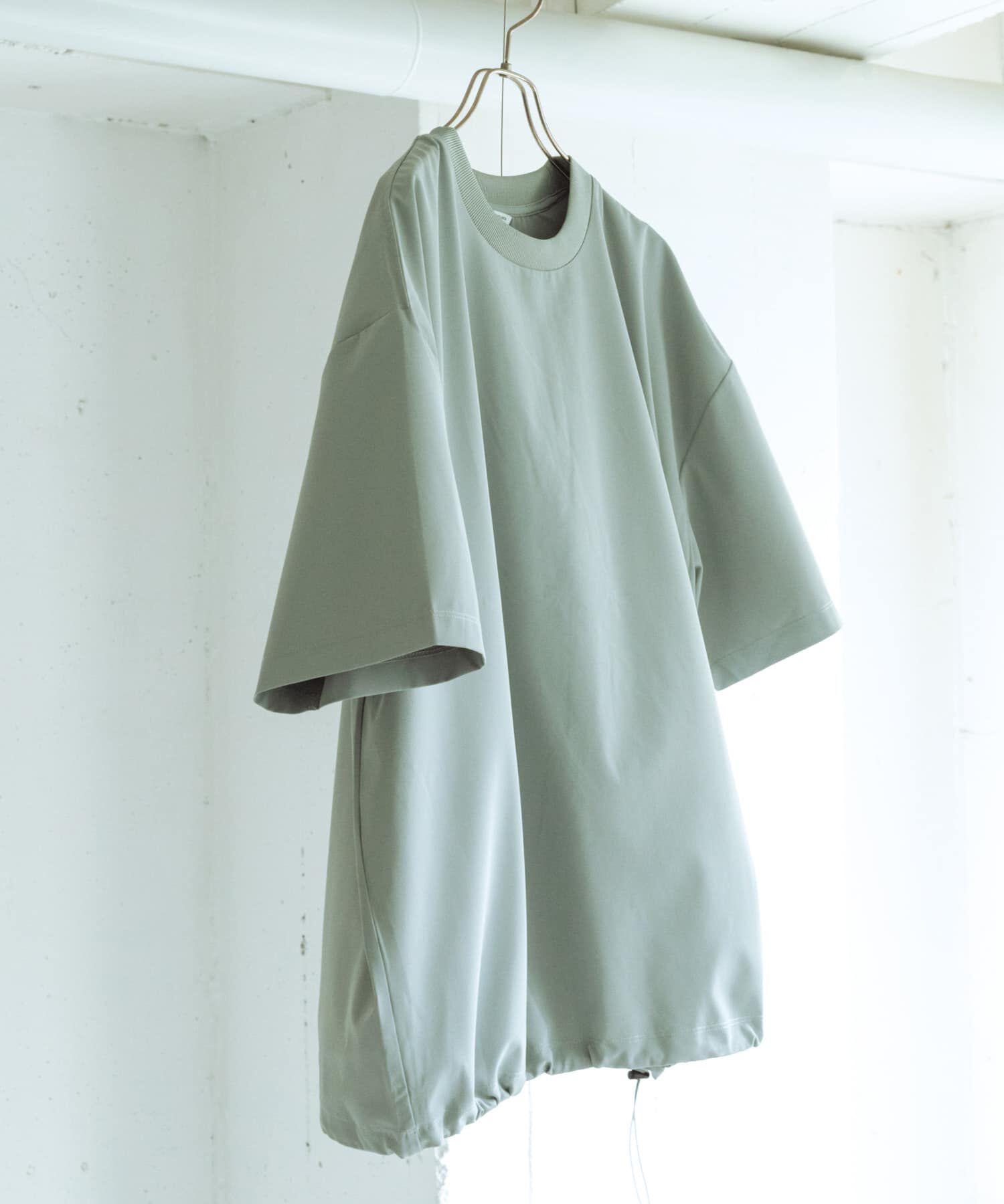 URBAN RESEARCH DOORS「『UR TECH』サマシェア ショートスリーブプルオーバー」|Tシャツ・カットソー|グリーン