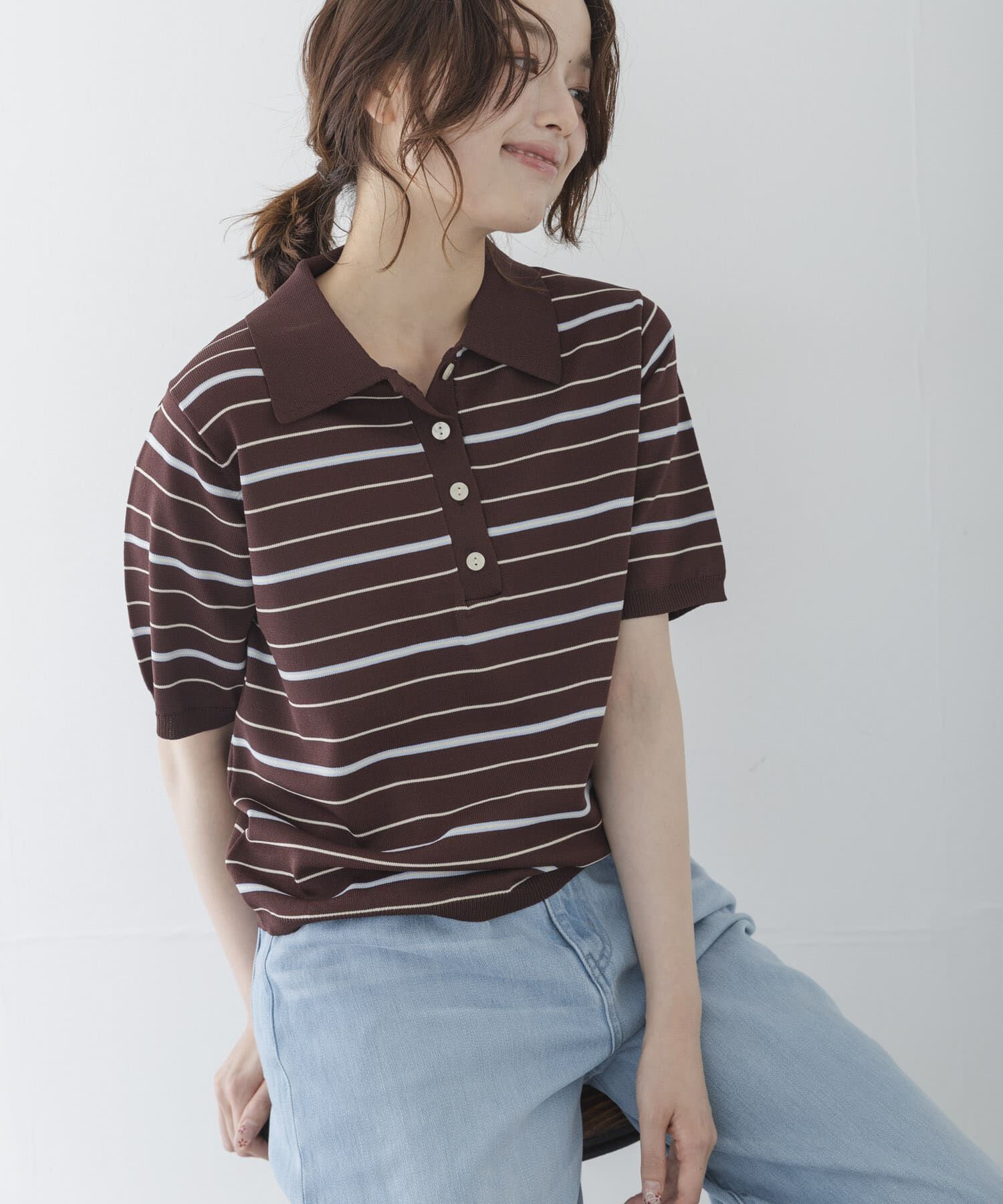 Sonny Label 「配色襟ニットポロシャツ」|ニット・セーター|その他1