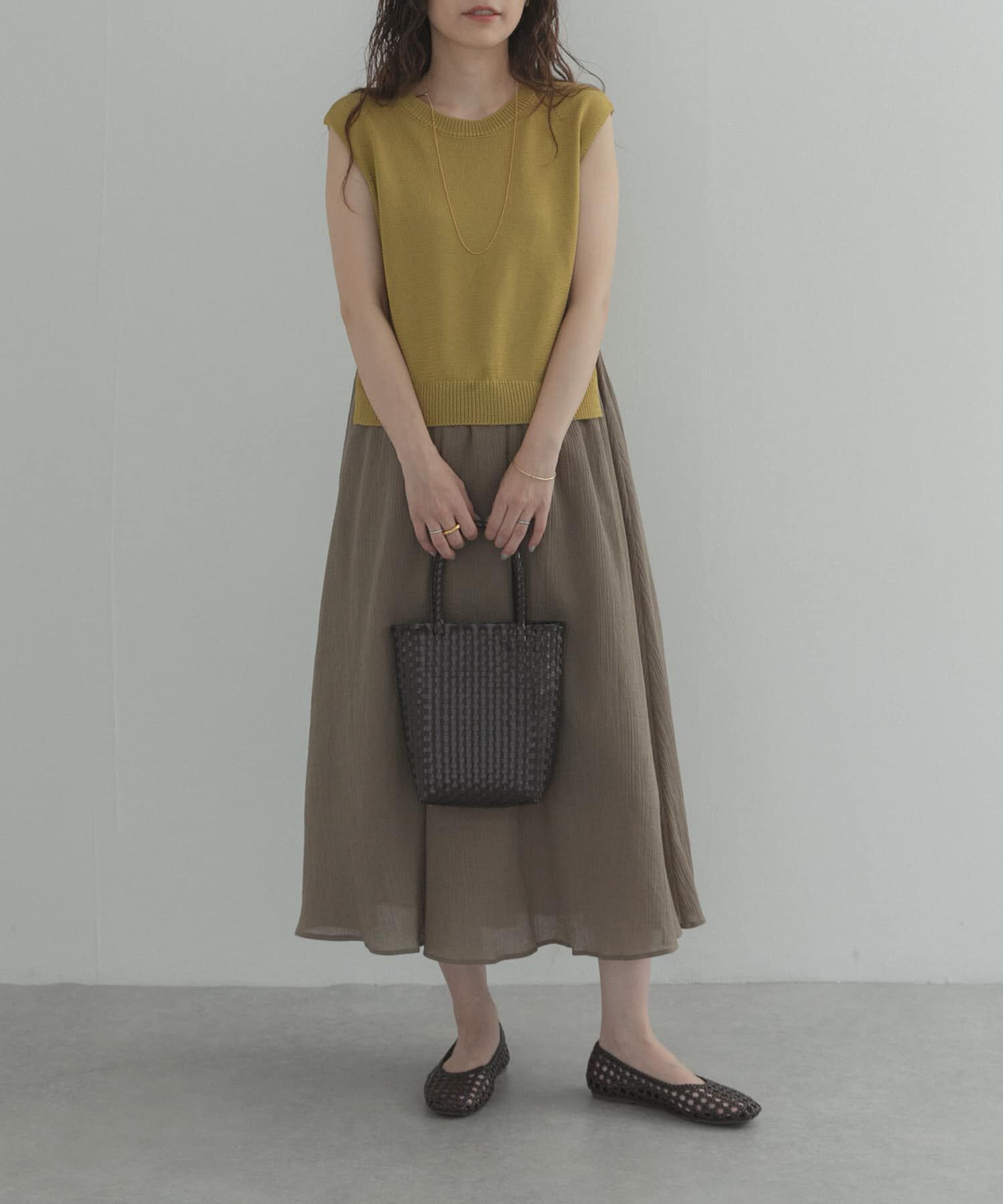 URBAN RESEARCH DOORS「『WEB限定』バイカラーニットドッキングワンピース」|ワンピース|