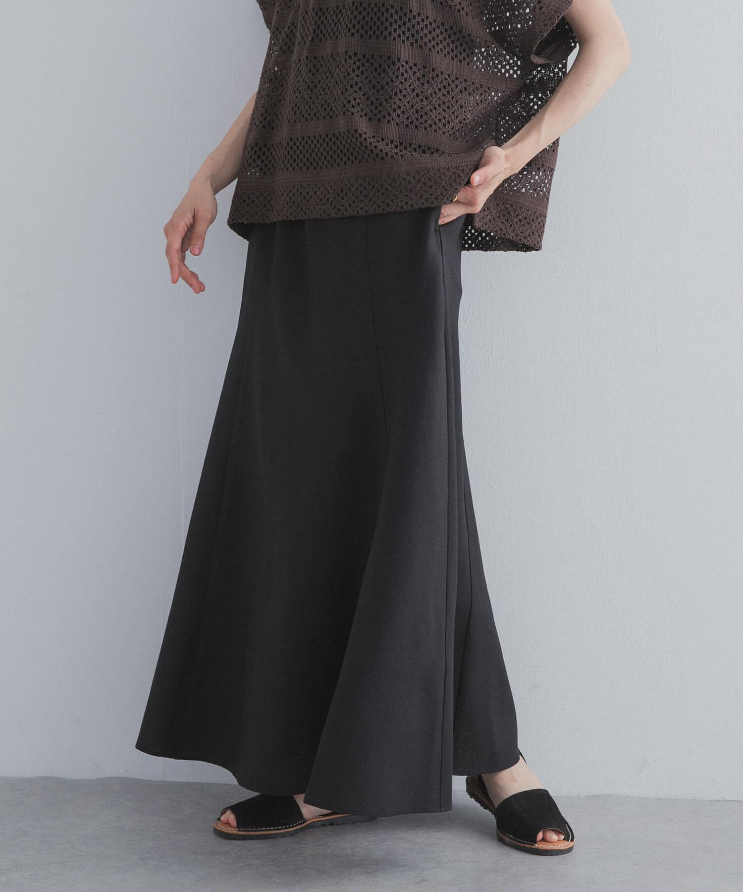 URBAN RESEARCH DOORS「バイアスフレアスカート」|スカート|