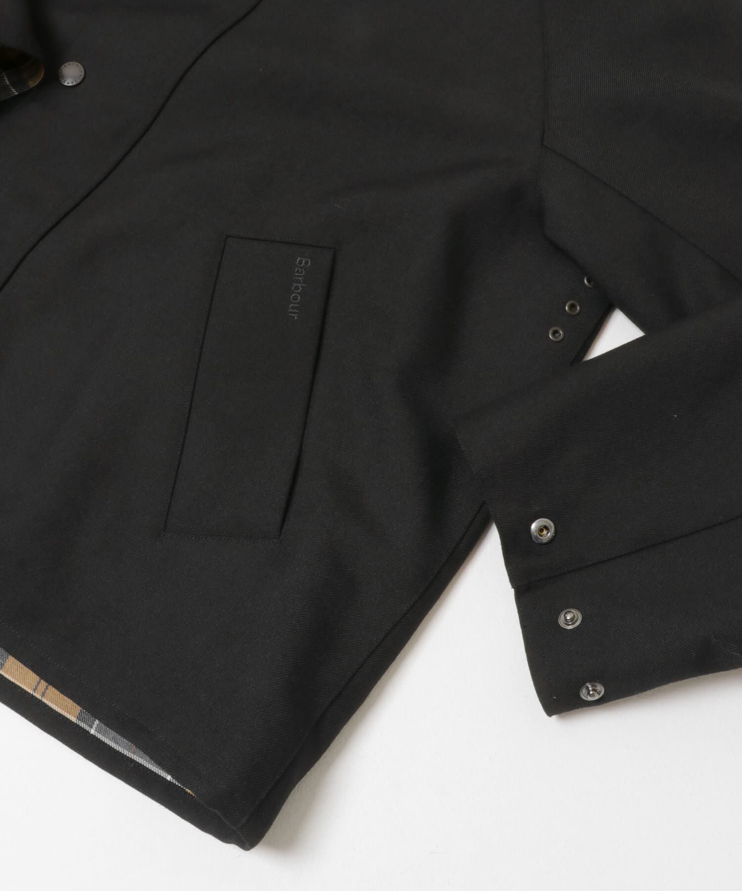 URBAN RESEARCH「『別注』Barbour / URBAN RESEARCH　TRANSPORT WOOL JACKET」|ノーカラーコート|