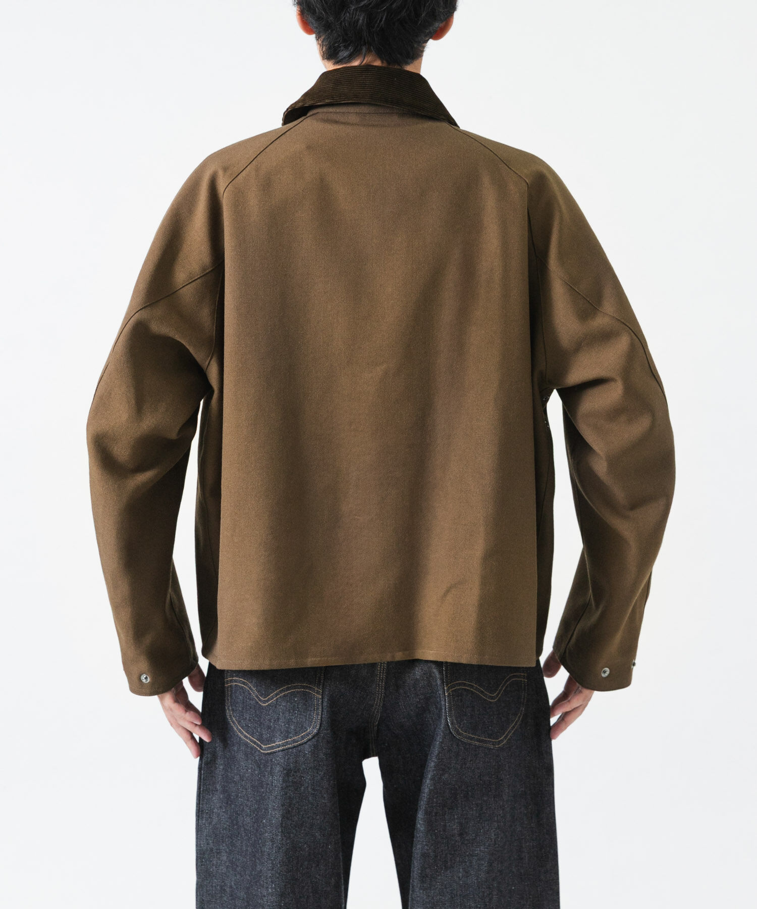 URBAN RESEARCH「『別注』Barbour / URBAN RESEARCH　TRANSPORT WOOL JACKET」|ノーカラーコート|