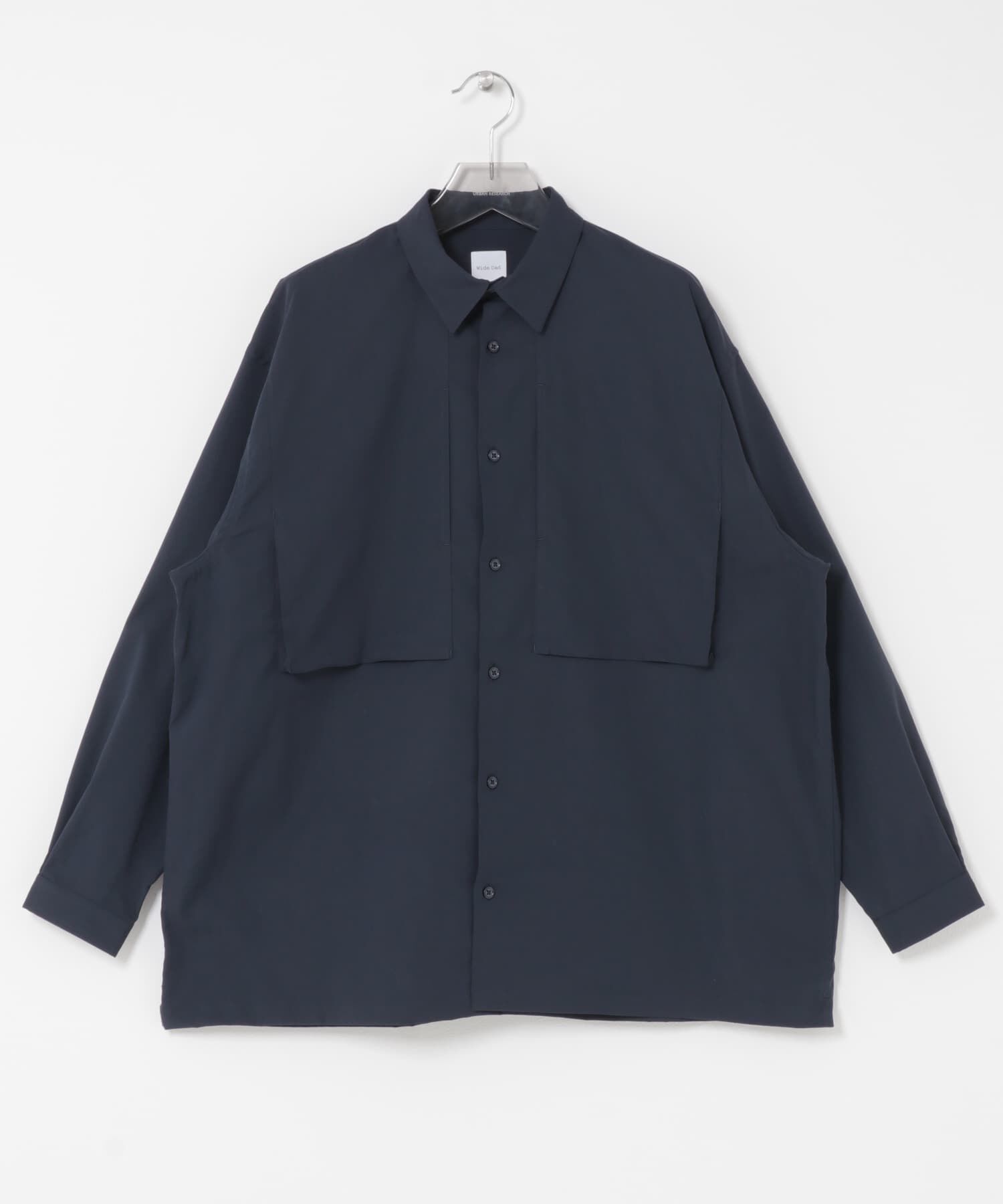 URBAN RESEARCH「Wide Dad　FUNCTIONAL WIDE SHIRTS」|シャツ・ブラウス|ネイビー