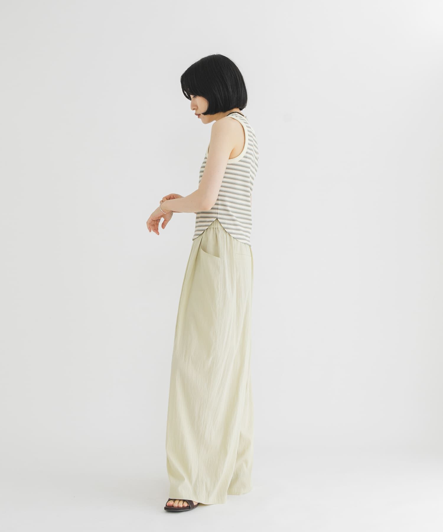  「クロップドタンクトップ」|タンクトップ|