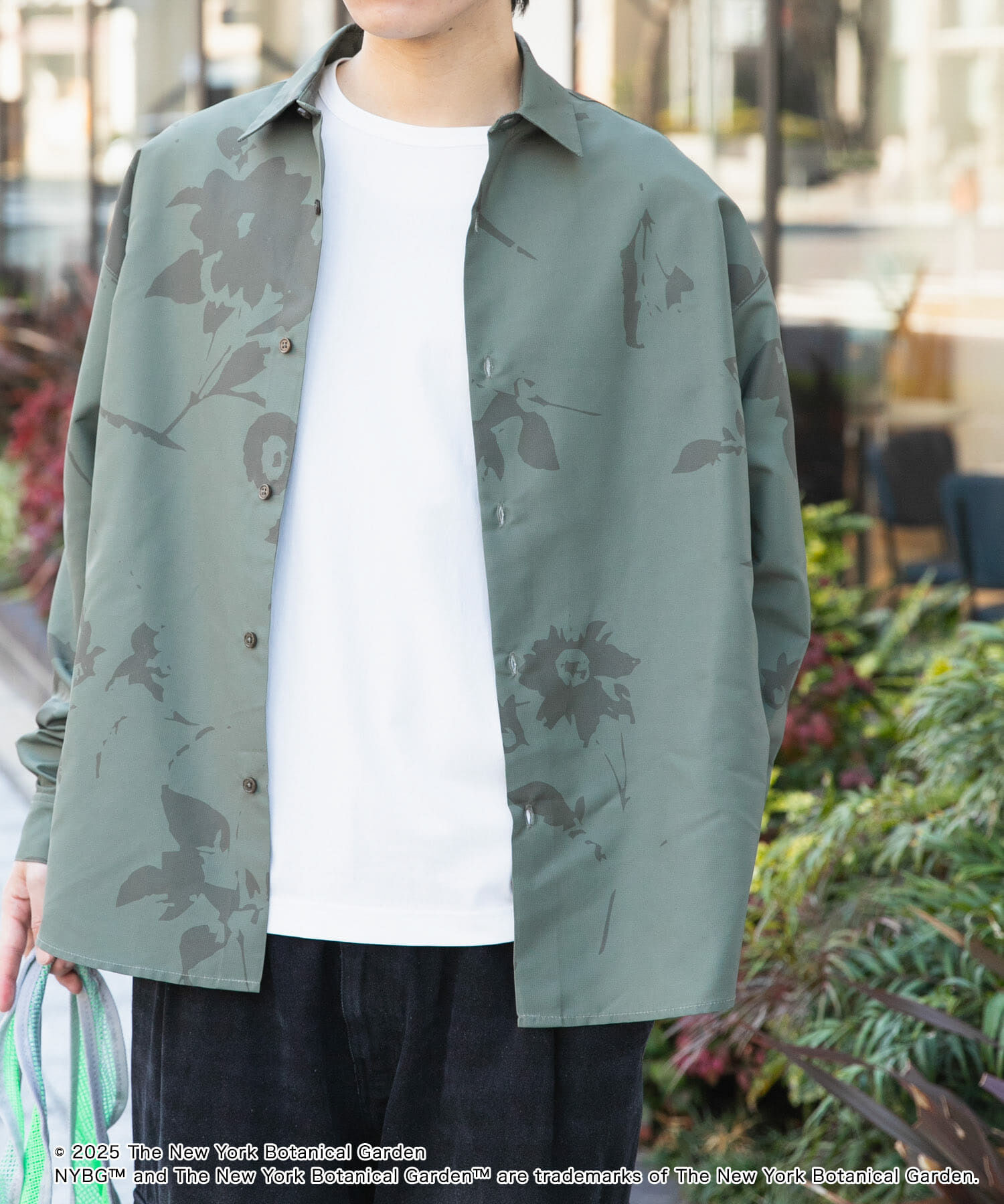 SENSE OF PLACE by URBAN RESEARCH「NYBG　リップストップルーズシャツ」|シャツ・ブラウス|
