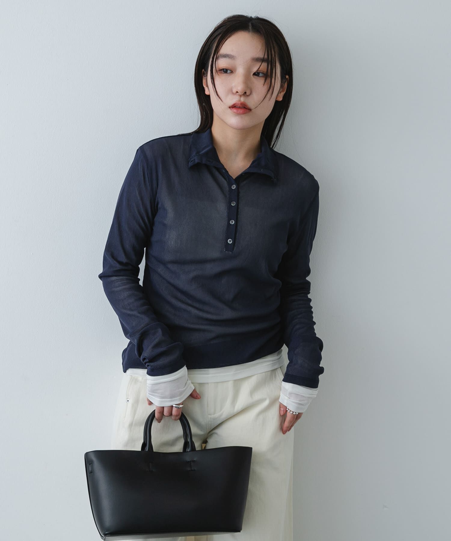 SENSE OF PLACE by URBAN RESEARCH「シアーレイヤードカットポロシャツ」|その他|