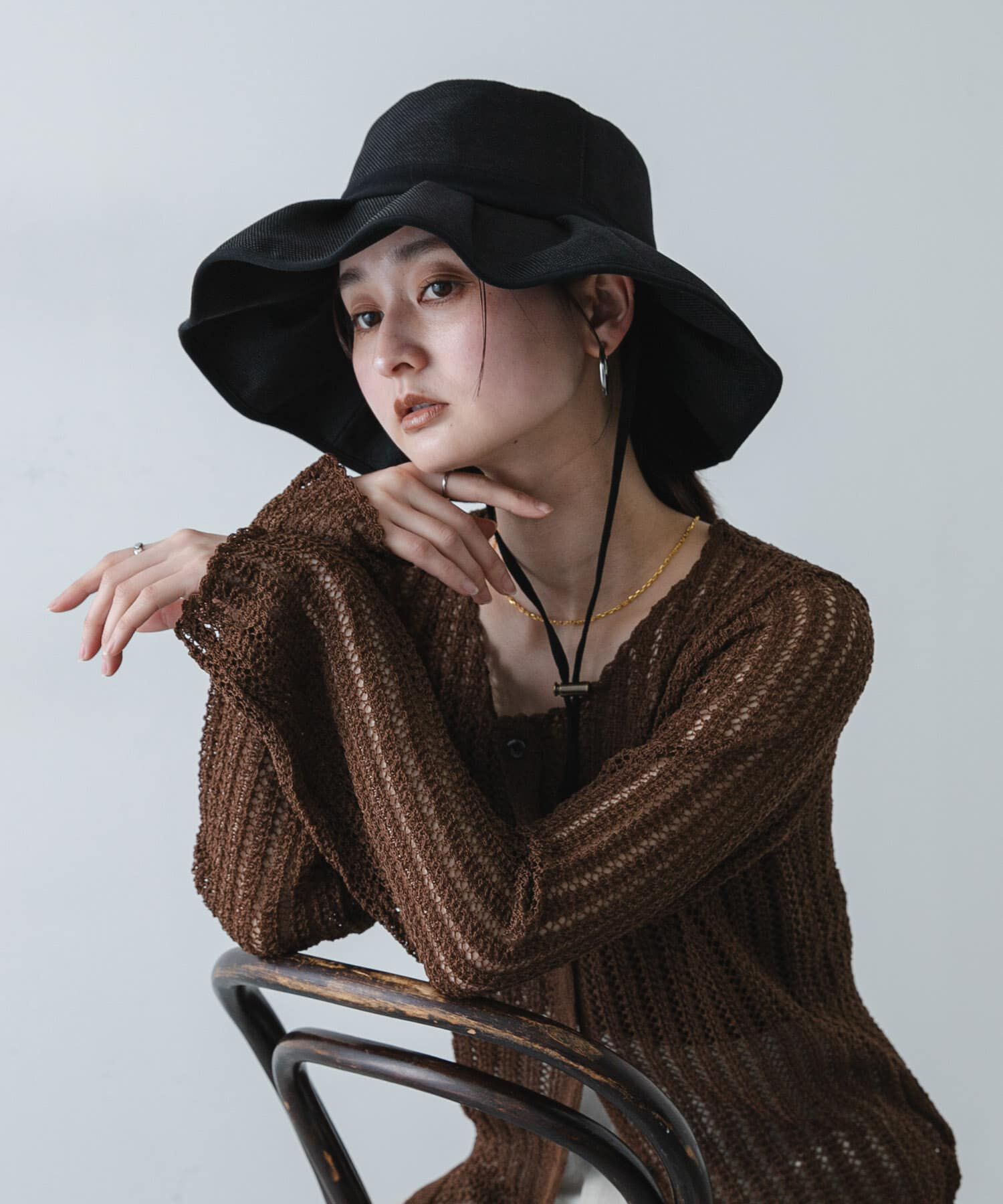 SENSE OF PLACE by URBAN RESEARCH「ジュートライクフリルハット」|ハット|