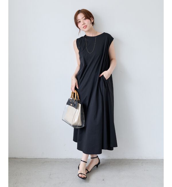  「ノースリーブカットワンピース」|ワンピース|