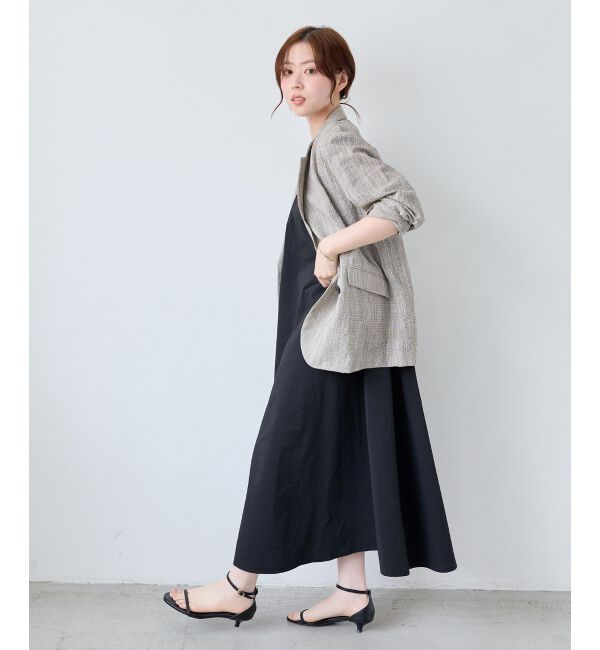  「ノースリーブカットワンピース」|ワンピース|
