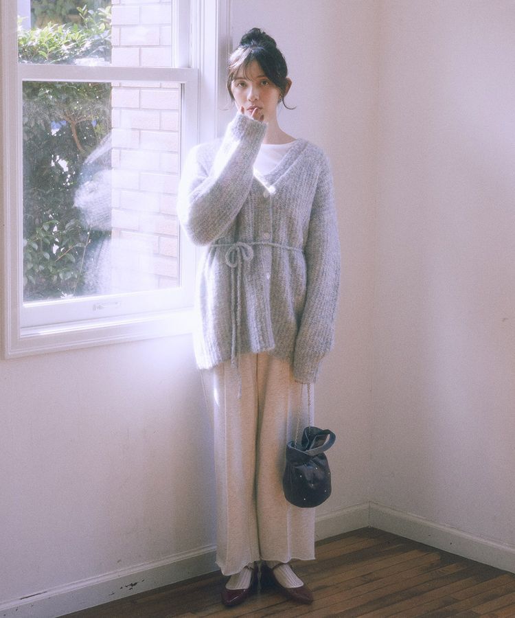 earth music&ecology「ベロアハンドルバッグ」|ショルダー・メッセンジャー|