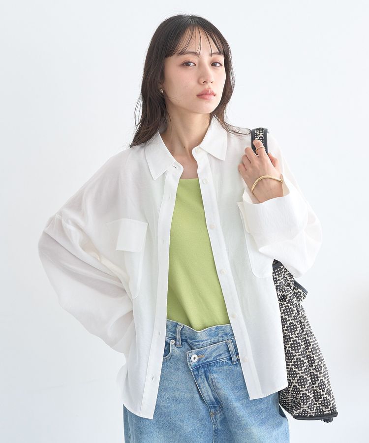 earth music&ecology「適ON カップ付きキャミソール」|インナー|