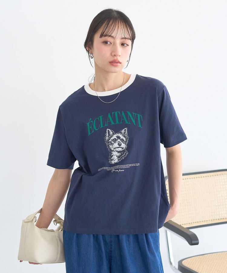 earth music&ecology「【接触冷感】アソートリンガーTシャツ」|Tシャツ・カットソー|