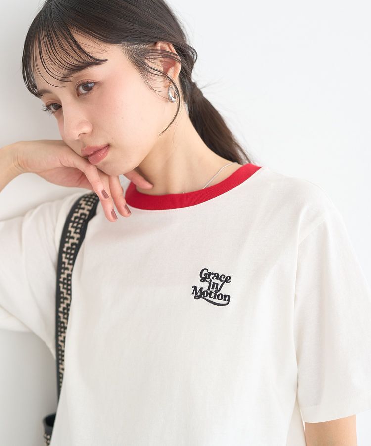 earth music&ecology「【接触冷感】アソートリンガーTシャツ」|Tシャツ・カットソー|