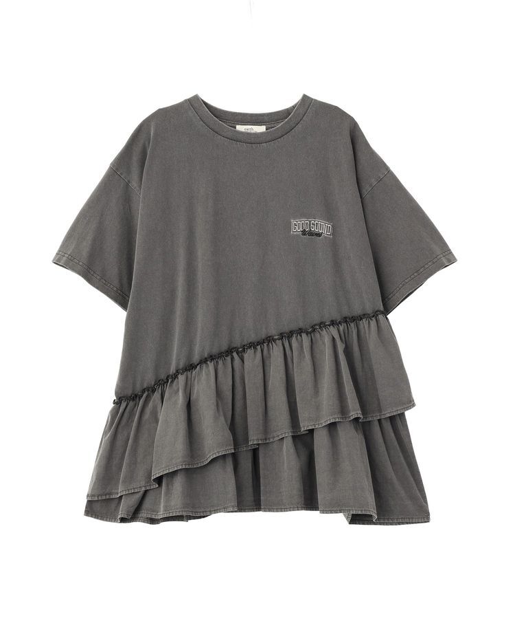 earth music&ecology「異素材ドッキンググラフィックTシャツ」|Tシャツ・カットソー|