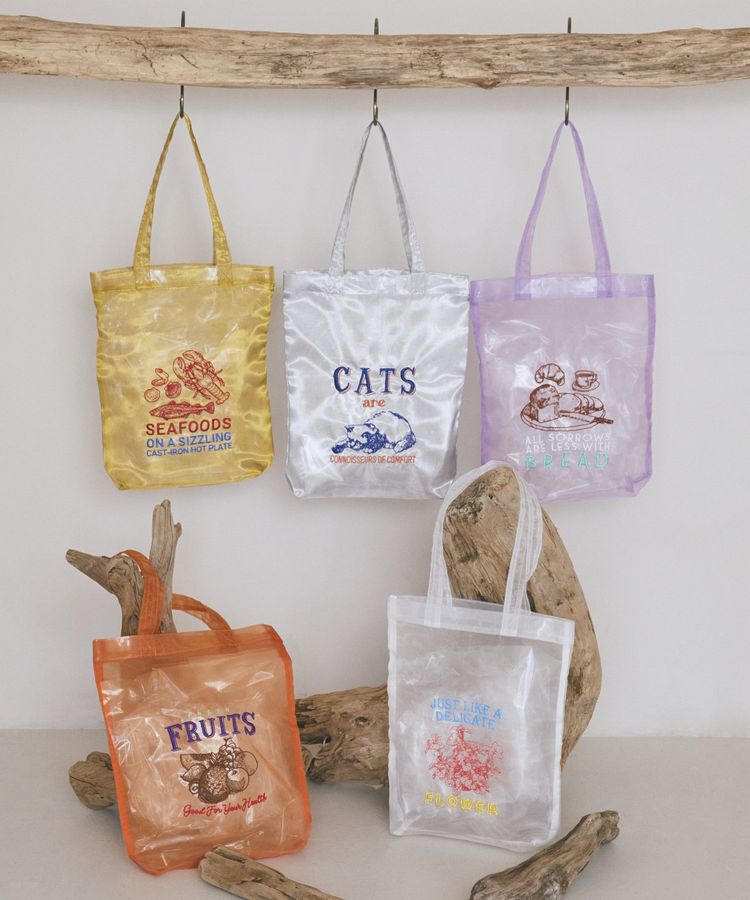 earth music&ecology「刺繍シアートートバッグ」|トートバッグ|