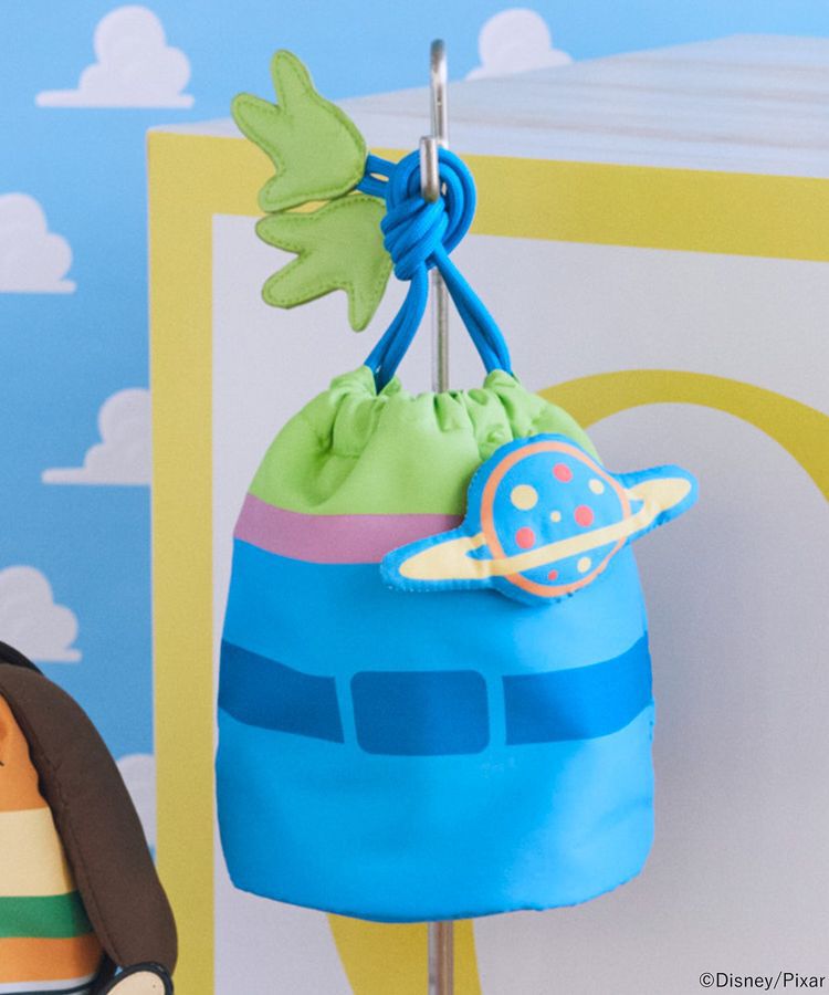 earth music&ecology「アソート巾着ポーチ/TOY STORY」|ポーチ|Green