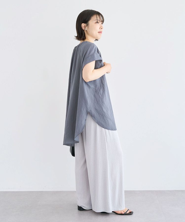 Green Parks「ドロストネックフレンチスリーブブラウス」|シャツ・ブラウス|