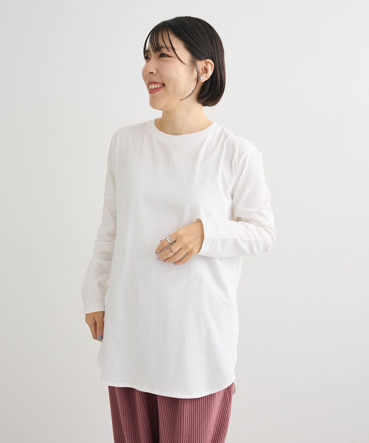 Green Parks「【WEB限定】裾ラウンドホワイトインナー」|インナー|