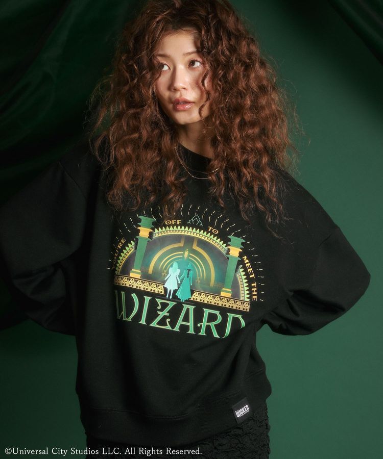 Green Parks「WICKED エメラルドシティptスウェット」|スウェット・ジャージ|Black
