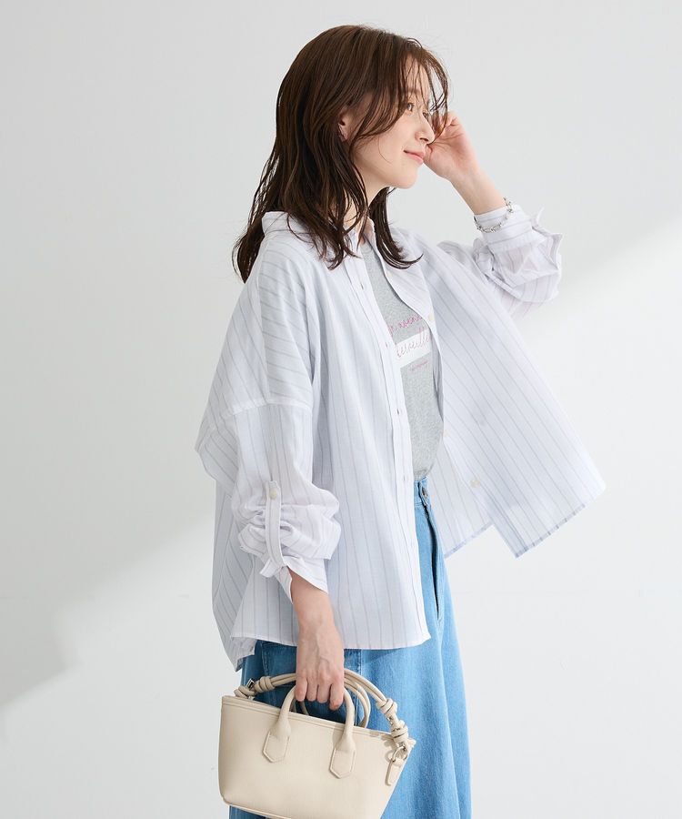 Green Parks「綿麻混シャツ」|シャツ・ブラウス|Off White