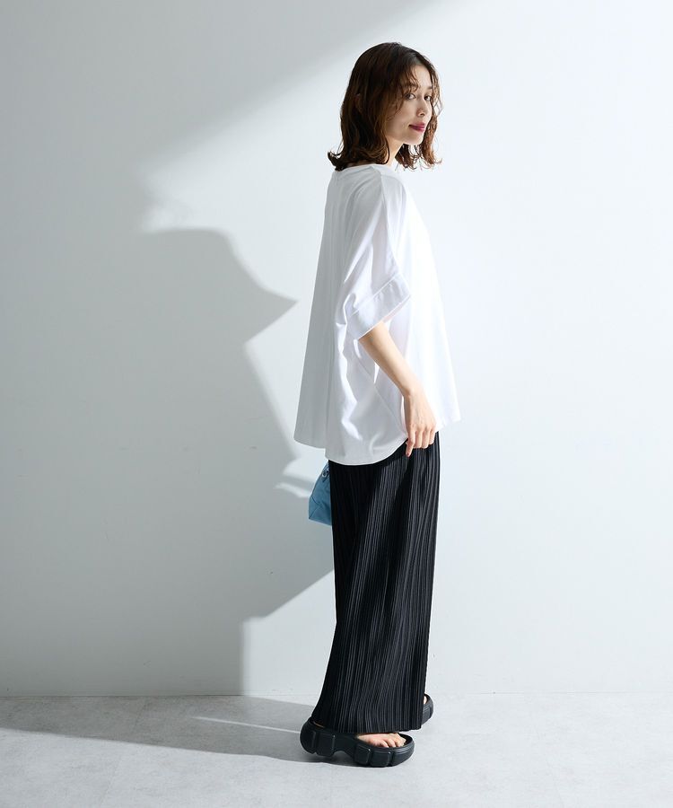 Green Parks「【適ON】超冷感タック入りオーバーサイズプルオーバー」|Tシャツ・カットソー|