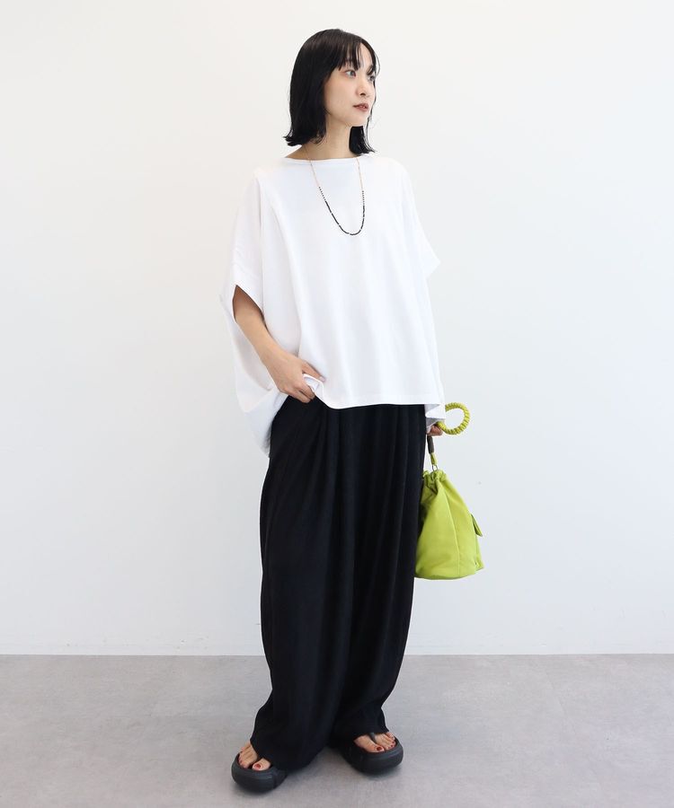 Green Parks「【適ON】超冷感タック入りオーバーサイズプルオーバー」|Tシャツ・カットソー|