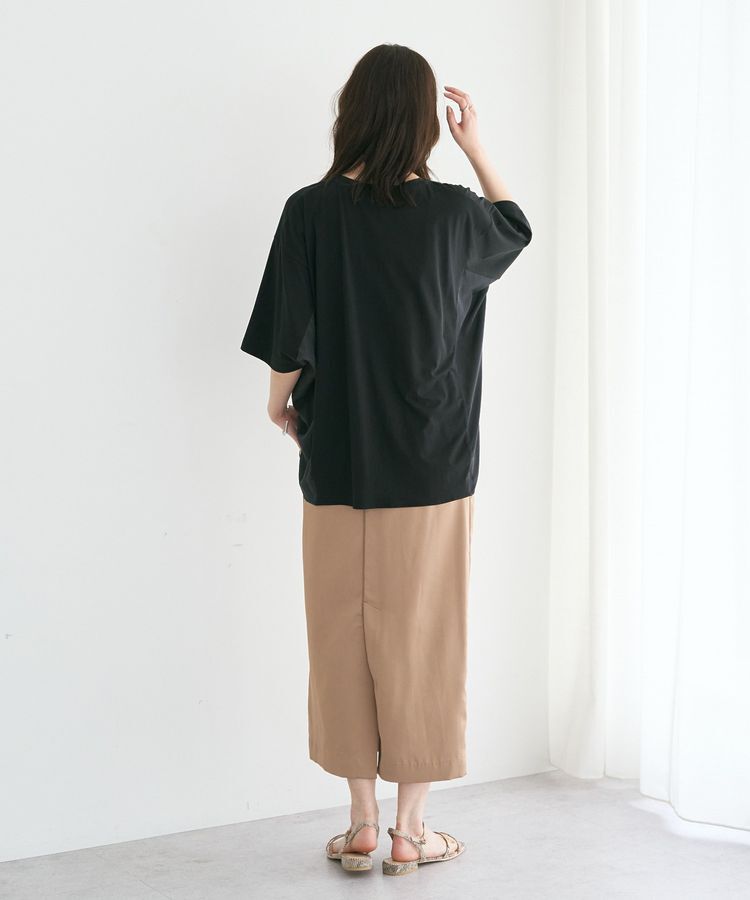 YECCA VECCA「シャイニーツイルナロースカート」|タイト|