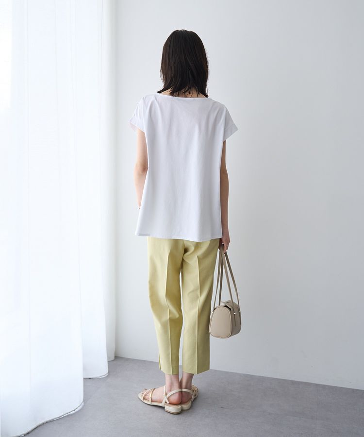 YECCA VECCA「ピン付きドレープカットソー」|Tシャツ・カットソー|