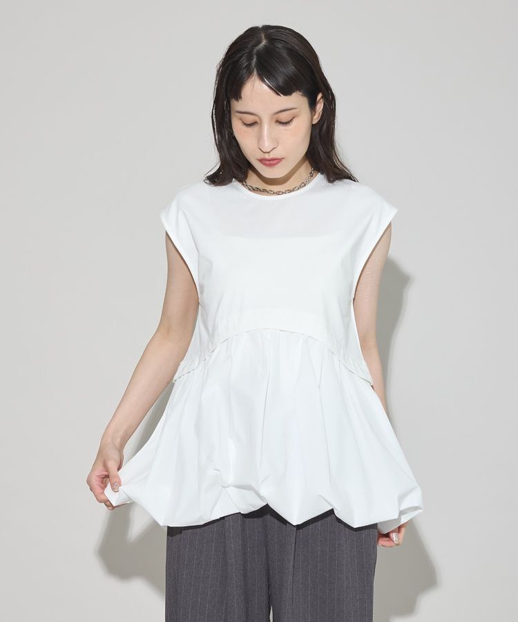 GARAGE OF GOOD CLOTHING「異素材MIXコクーンプルオーバー」|Tシャツ・カットソー|Off White