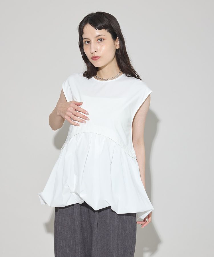 GARAGE OF GOOD CLOTHING「異素材MIXコクーンプルオーバー」|Tシャツ・カットソー|