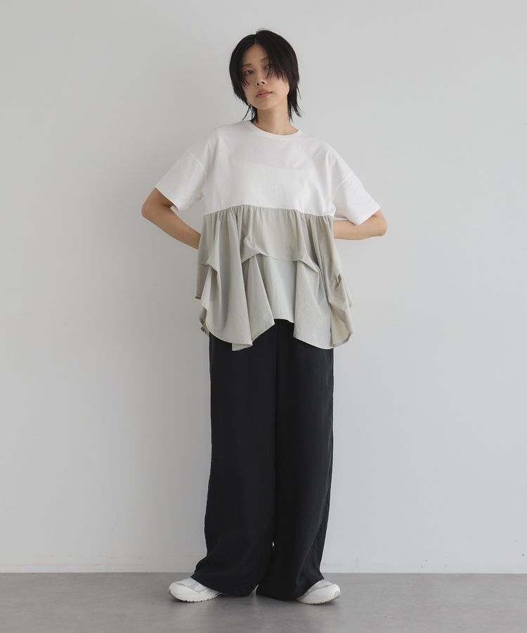 GARAGE OF GOOD CLOTHING「異素材MIXタックプルオーバー２」|Tシャツ・カットソー|