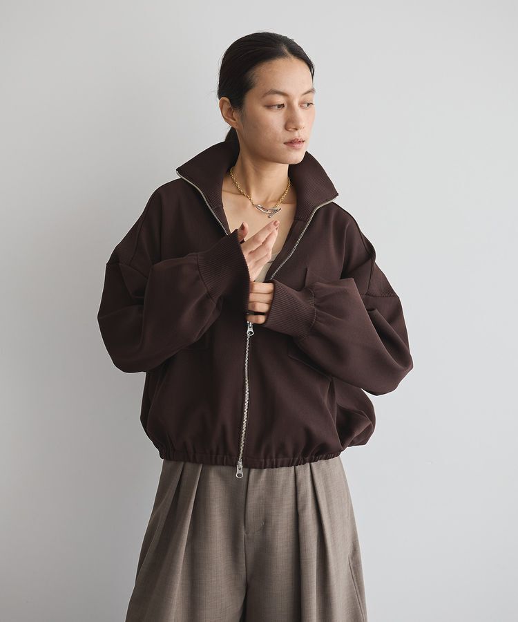 GARAGE OF GOOD CLOTHING「総針ニットWzipブルゾン」|ブルゾン・スタジャン|