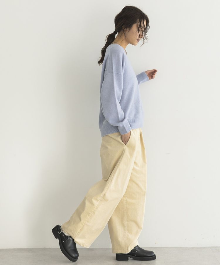 GARAGE OF GOOD CLOTHING「【日本製】カシミア混Vネックプルオーバー」|ニット・セーター|